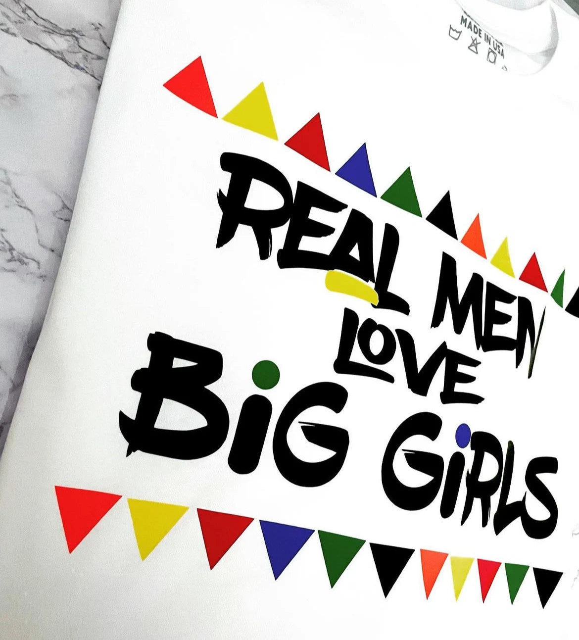 Real Men Love Big Girls T-Shirt | BBW Love | plus Size T-Shirt | Unisex T-Shirt | Soft Tee