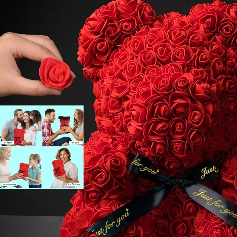 HerLove™️- Roses Shape Teddy Bear