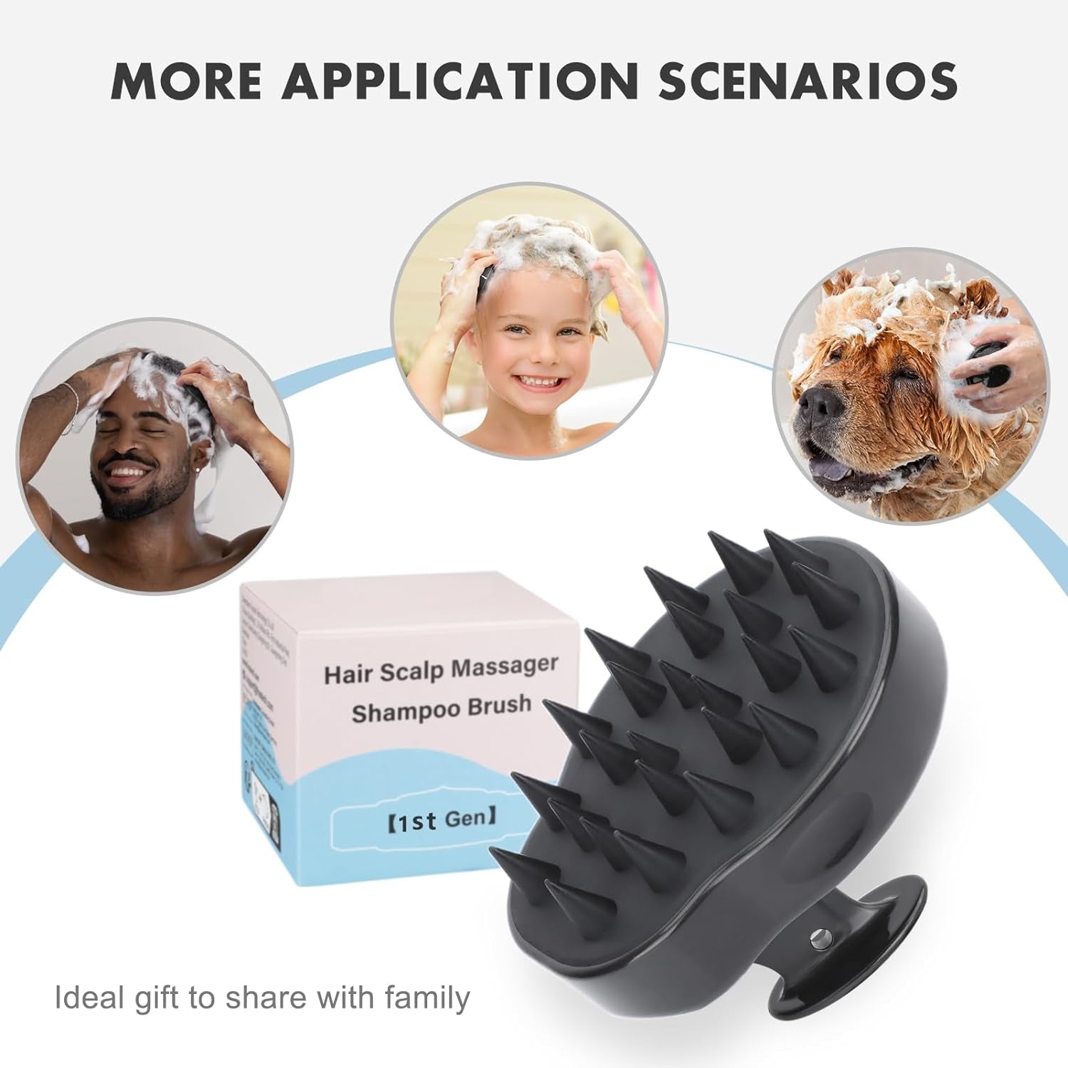 ScrubAway™ -Scalp Massager& Shampoo Brush