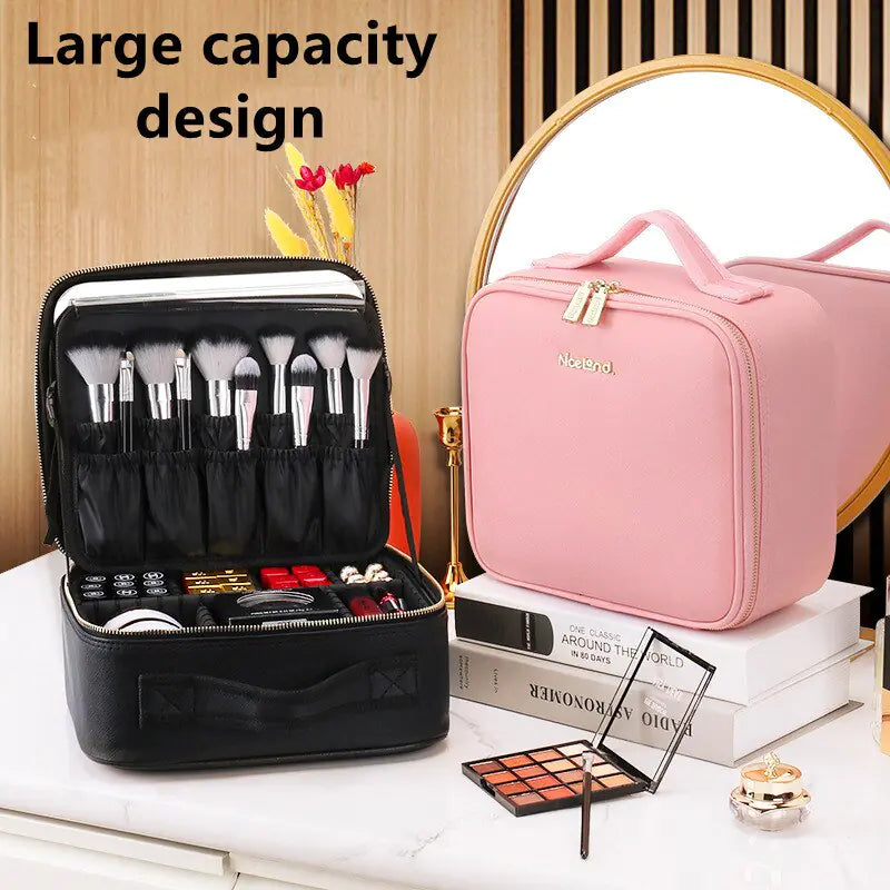 Smart LED Cosmetic Case with Mirror